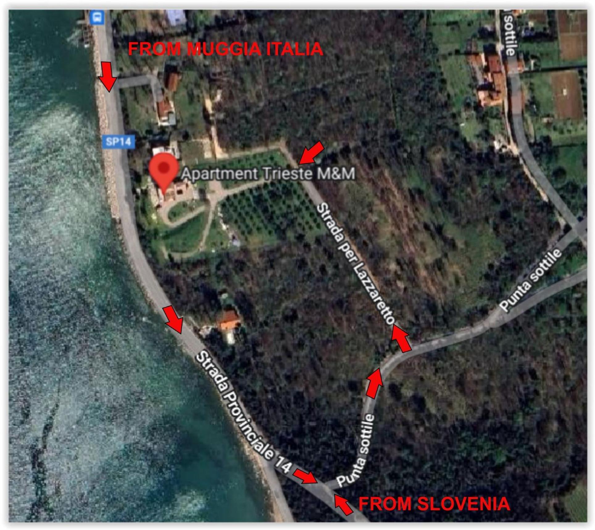 Múggia Apartment Trieste M&M מראה חיצוני תמונה